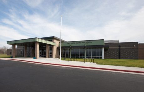Exterior of Battle Elementary School.