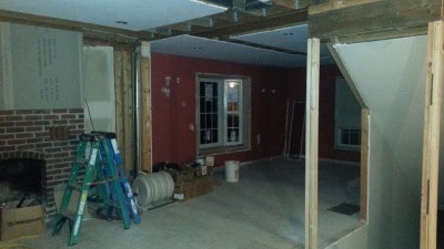 Renovation work in progress