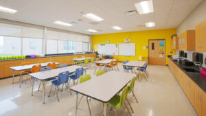 Art room at Battle Elementary School, Columbia, Missouri.